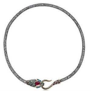 BETSEY JOHNSON Dark Shadows Collection Serpent Snake Choker Necklace